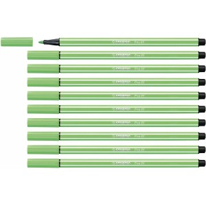 Feutres Stabilo Pen 68 Vert émeraude (10 Pièces)