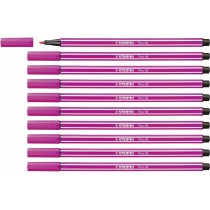 Felt-tip pens Stabilo Pen 68 Pink (10 Pieces)