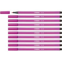 Feutres Stabilo Pen 68 Rose (10 Pièces)