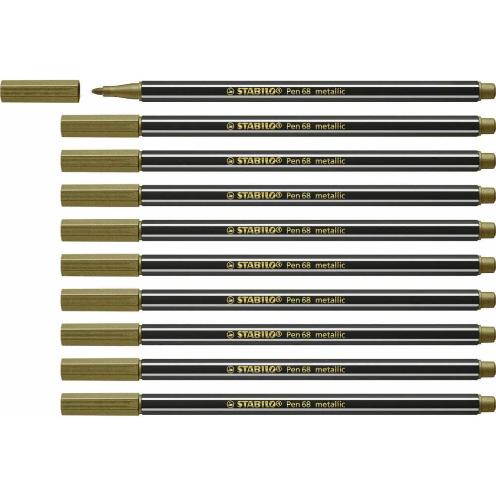 Filzstifte Stabilo Pen 68 metallic (10 Stücke)