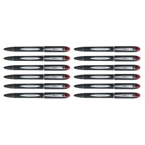 Biros à encre liquide Uni-Ball Rollerball Jestsream SX-210 Rouge 12 Unités