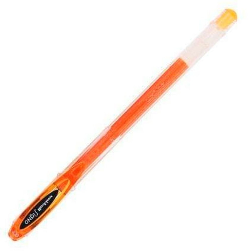 stylo à encre liquide Uni-Ball Rollerball Signo Basicos UM-120 Orange 0,5 mm (12 Pièces)