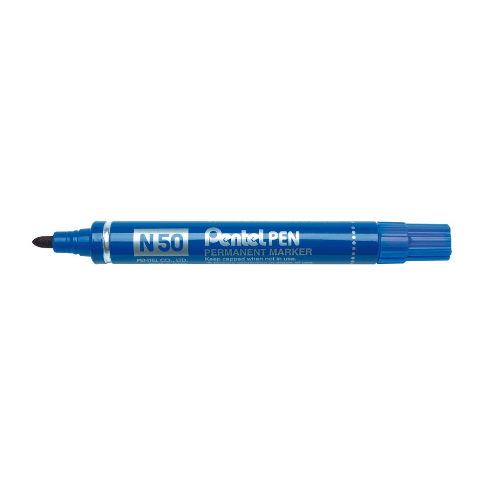 Dauermarker Pentel N50-BE Blau 12 Stücke