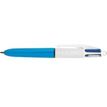 Liquid ink pen Bic Mini 4Colours Blue White 0,32 mm (12 Pieces)