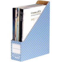 Zeitschriftenkorb Fellowes 4482101 Blau A4 Recycelter Karton 10 Stücke 7,8 x 31,1 x 25,8 cm