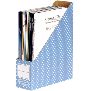 Zeitschriftenkorb Fellowes 4482101 Blau A4 Recycelter Karton 10 Stücke 7,8 x 31,1 x 25,8 cm