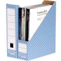 Zeitschriftenkorb Fellowes 4482101 Blau A4 Recycelter Karton 10 Stücke 7,8 x 31,1 x 25,8 cm