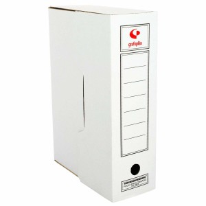 File Box Grafoplas White Din A4 38,5 x 27,5 x 11,5 cm