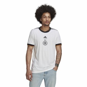 Kurzärmiges Fußball T-Shirt für Männer Adidas Germany 21/22 