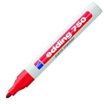 Permanent marker Edding 750 Red (10 Units)