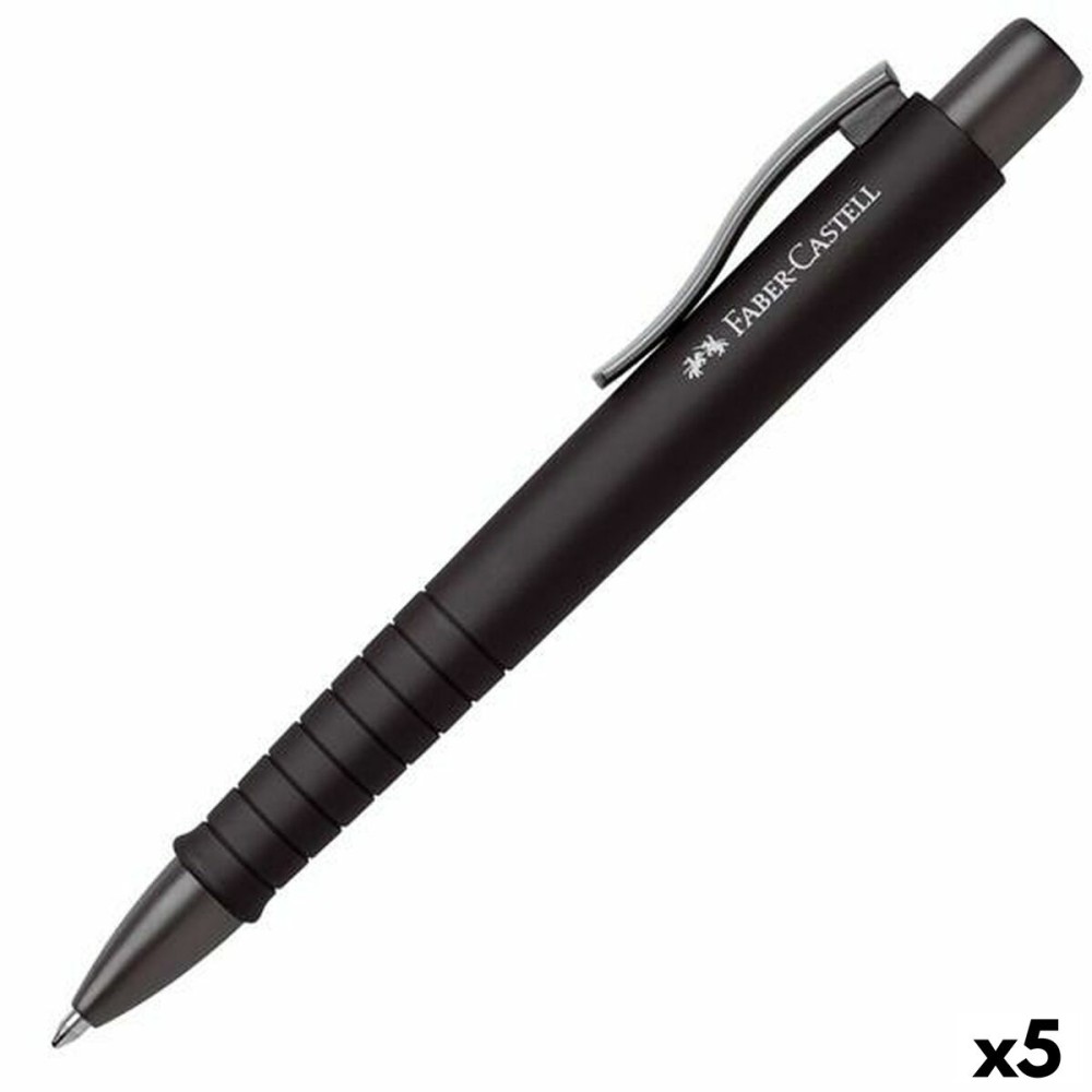 Crayon Faber-Castell Poly Ball XB Noir (5 Unités)