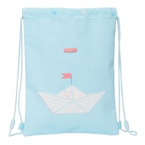 Rucksacktasche mit Bändern Safta Ship Blau (26 x 34 x 1 cm)