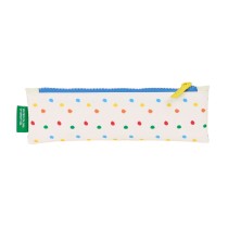 School Case Benetton Topitos White (20 x 6 x 1 cm)