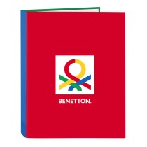 Ringbuch Benetton Pop Grau A4 (26.5 x 33 x 4 cm)