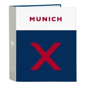 Ringbuch Munich College Grau A4 (27 x 33 x 6 cm)