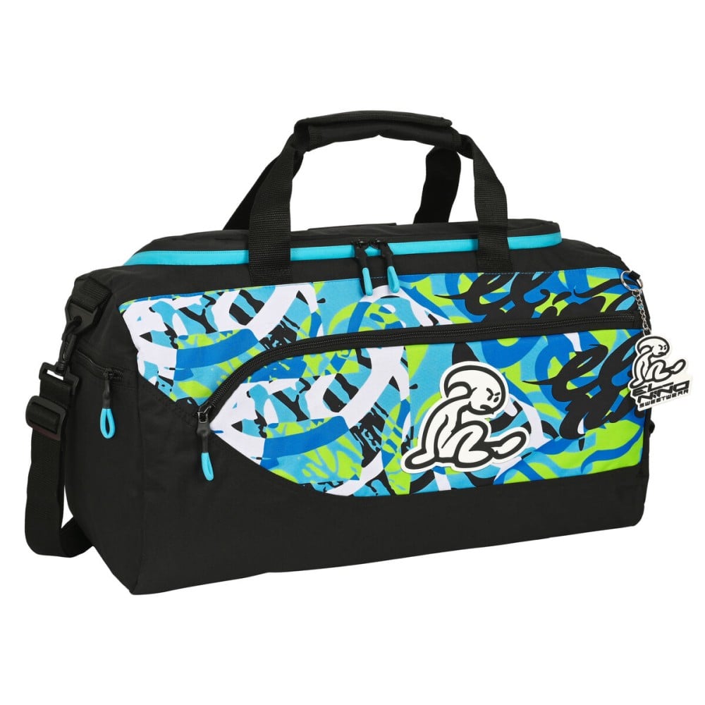 Sports bag El Niño Green bali Black (50 x 25 x 25 cm)