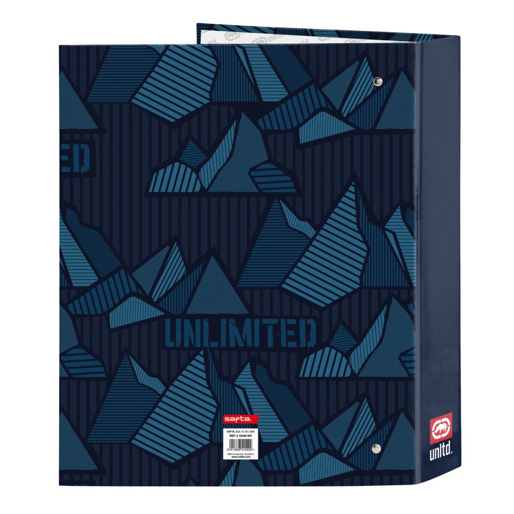 Ring binder Eckō Unltd. Peaks Navy Blue A4 (27 x 33 x 6 cm)