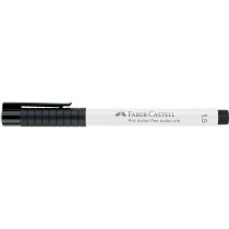 Marqueur permanent Faber-Castell Pitt Artist Blanc (10 Unités)