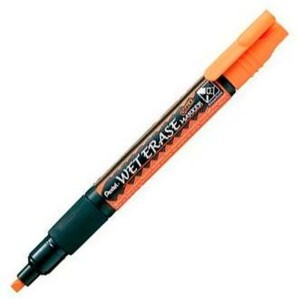 Flüssige Kreidemarker Pentel Wet Erase Orange (12 Stücke)