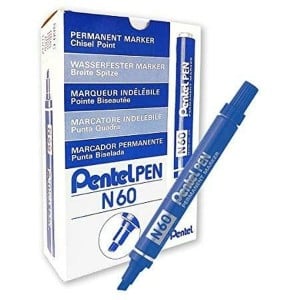 Dauermarker Pentel N60 Blau 12 Stücke