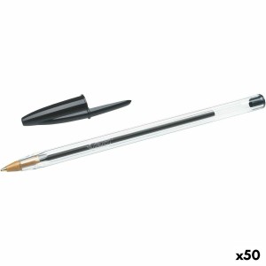 Stift Bic Cristal Original Schwarz 0,32 mm (50 Stück)