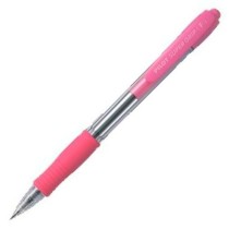 Crayon Pilot Supergrip Rose 0,4 mm (12 Unités)