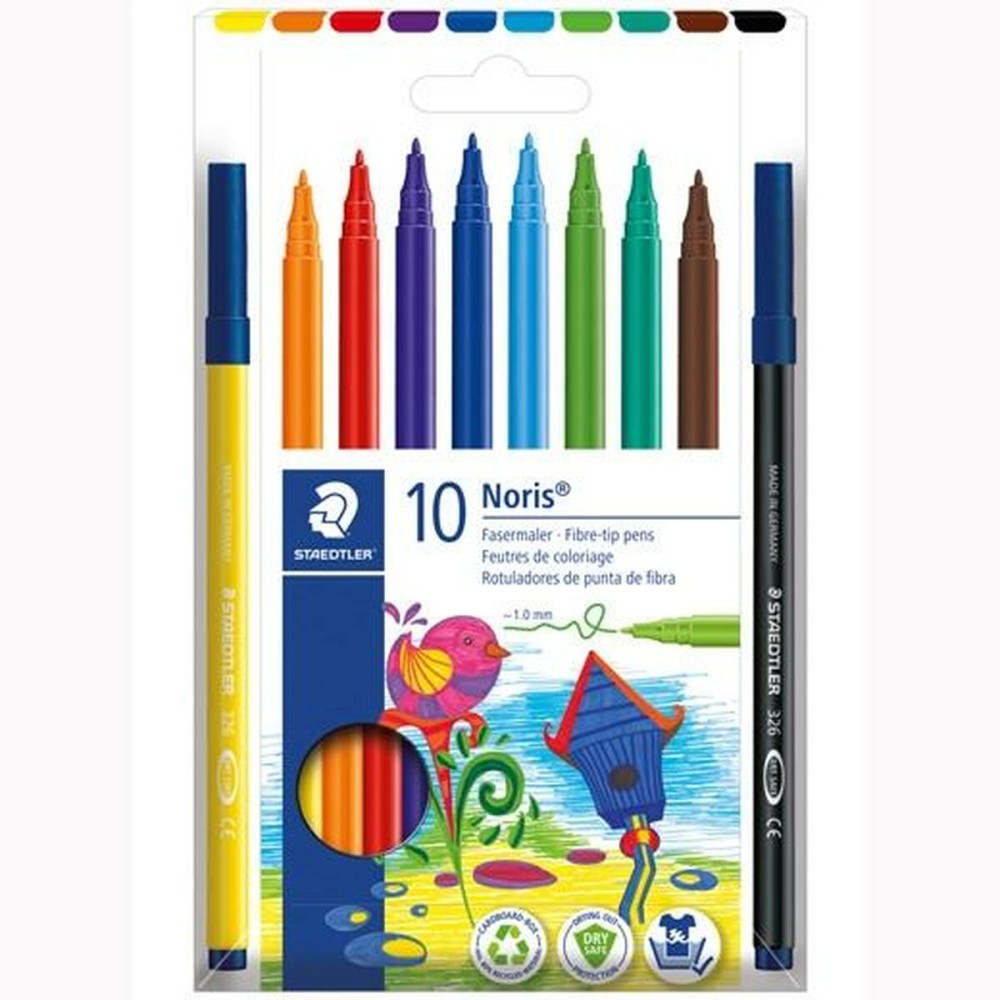 Marker-Set Staedtler Noris 326 Bunt (10 Stück)