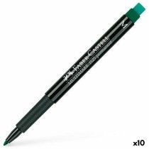 Dauermarker Faber-Castell Multimark 1525 M grün (10 Stück)