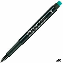 Permanent marker Faber-Castell Multimark 1525 M Black (10 Units)