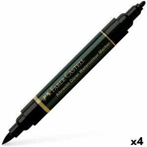 Feutres Faber-Castell Albrecht Durer Noir (4 Pièces)