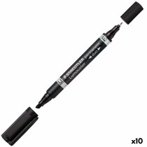 Dauermarker Staedtler Lumocolor 348 Schwarz (10 Stück)