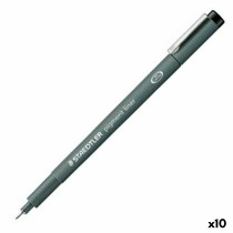 Feutres Staedtler Pigment Line Noir (10 Unités)