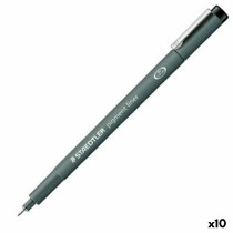 Felt-tip pens Staedtler Pigment Line Black (10 Units)