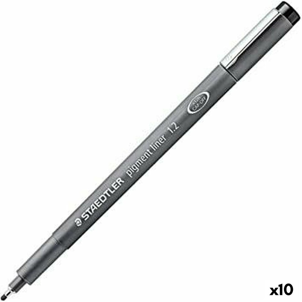 Feutres Staedtler Pigment Line Noir (10 Unités)