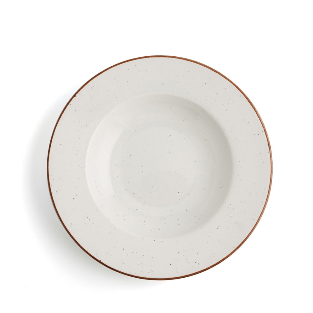 Assiette creuse Ariane Terra Céramique Beige (Ø 26 cm) (6 Unités)