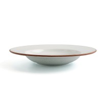 Assiette creuse Ariane Terra Céramique Beige (Ø 26 cm) (6 Unités)