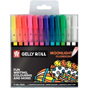 Ensemble de Stylos Talens Sakura Gelly Roll Moonlight 12 Pièces