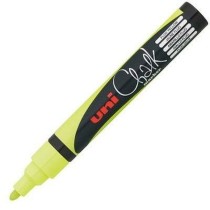 Liquid chalk marker Uni-Ball PWE-5M Yellow (6 Pieces)