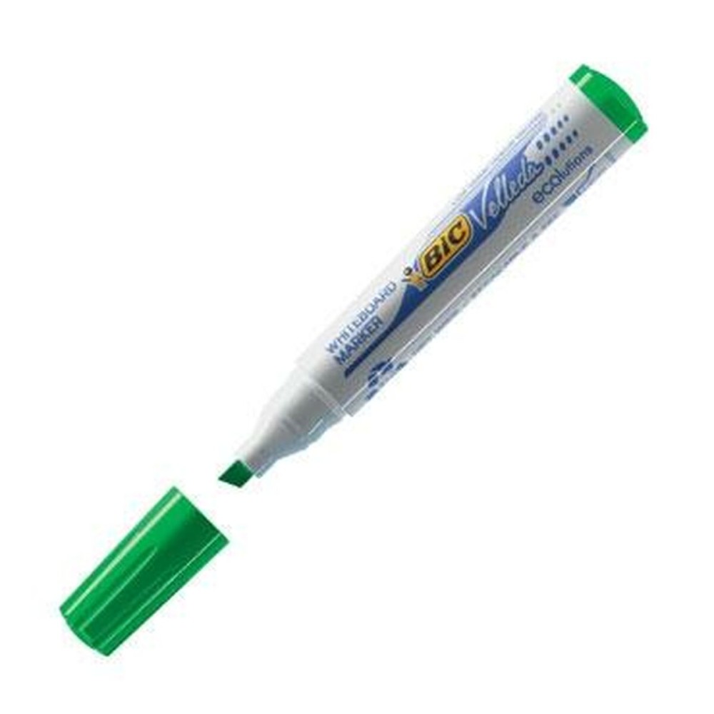 marqueur craie liquide Bic Velleda 1751 Vert (12 Pièces)