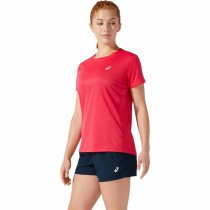 Damen Kurzarm-T-Shirt Asics Core Karmesinrot