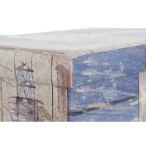 Mehrzweckbox DKD Home Decor 59 x 40 x 40 cm Polyurethan Bunt Pappe Mediterraner (2 Stück)