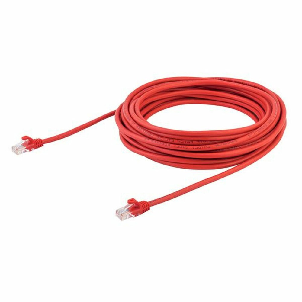 Câble Réseau Rigide UTP 6ème Catégorie Startech 45PAT10MRD 10 m Rouge