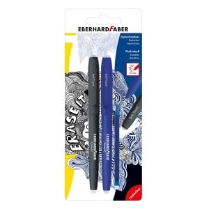 Gel-Stift Eberhard Faber 582103 Blau Schwarz/Blau (Restauriert A)