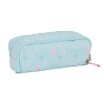 Trousse Fourre-Tout Triple Moos Garden 21 x 8 x 8 cm Turquoise