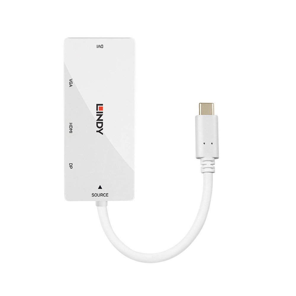 Hub USB LINDY 43279 Blanc (1 Unités)