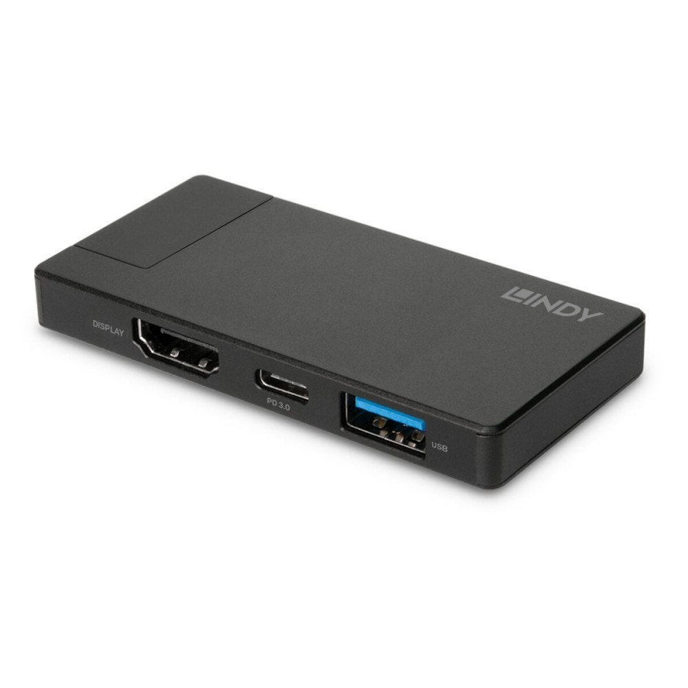 USB Hub LINDY 43336 Black