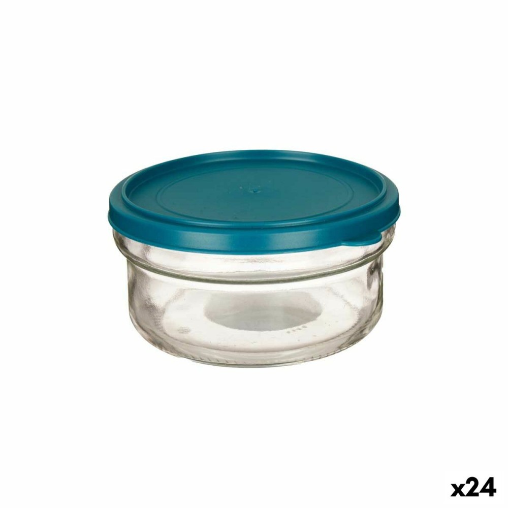 Panier-repas rond avec couvercle Vert polypropylène 415 ml 12 x 6 x 12 cm (24 Unités)