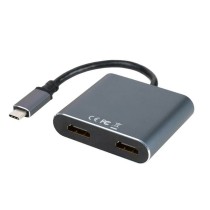 Adaptateur USB C vers HDMI NANOCABLE 10.16.4305 4K Ultra HD Gris 15 cm