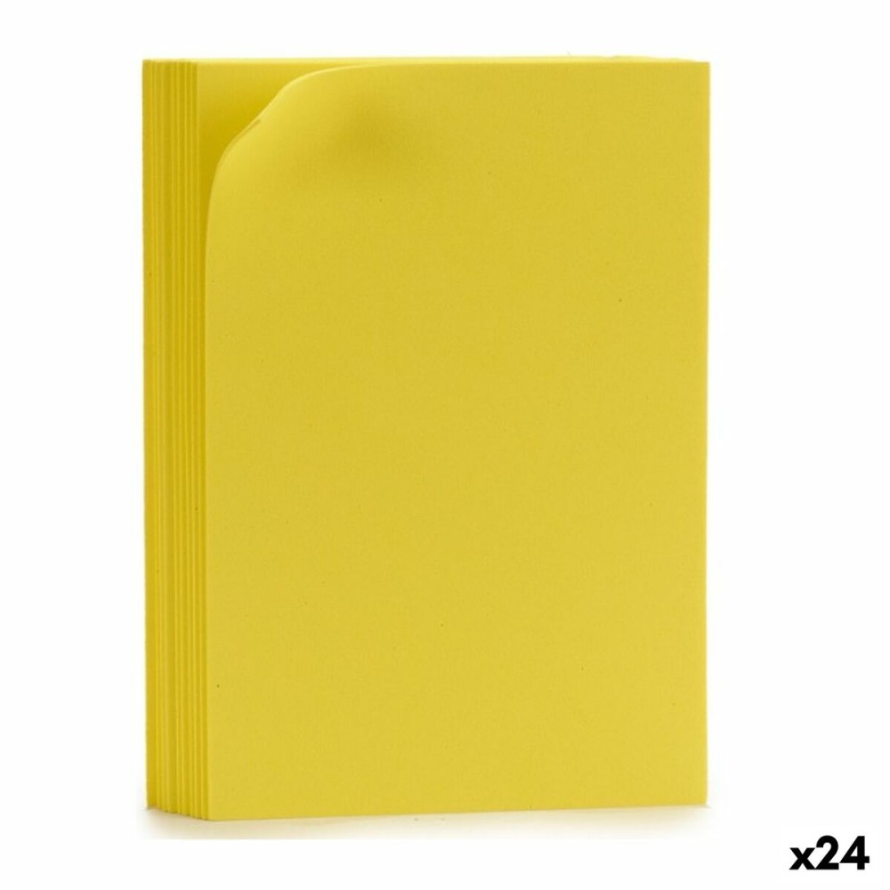 Eva Rubber Yellow 30 x 2 x 20 cm (24 Units)