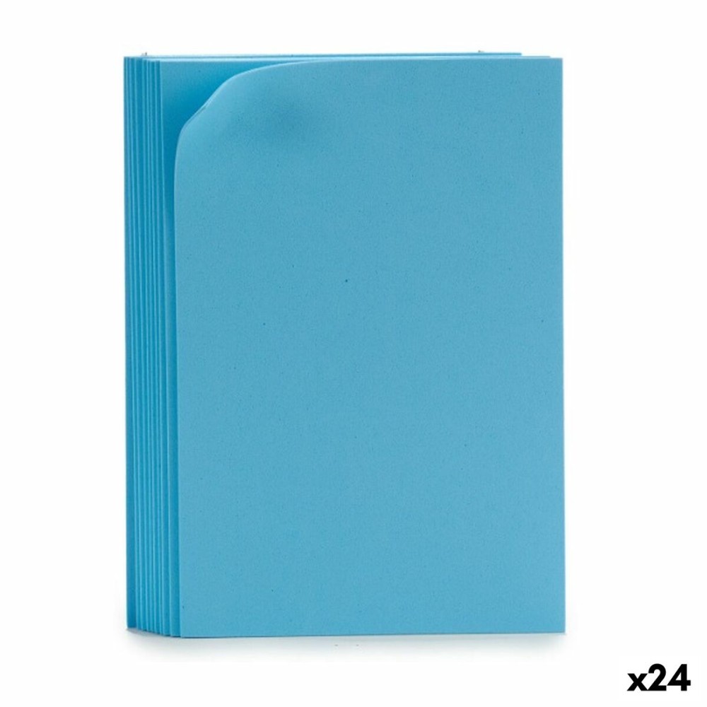 Feuille de Mousse Bleu clair 30 x 0,2 x 20 cm (24 Unités)